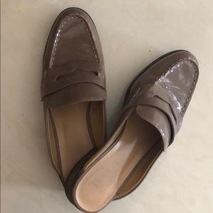 Franco Sarto Patent Mules sz 7.5